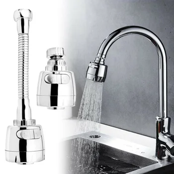 

5Pcs Flexible Faucet Sprayer Extender Extension Diffuser Tap Kitchen Universal Long Short Sprayer Gasket Kitchen Fixture