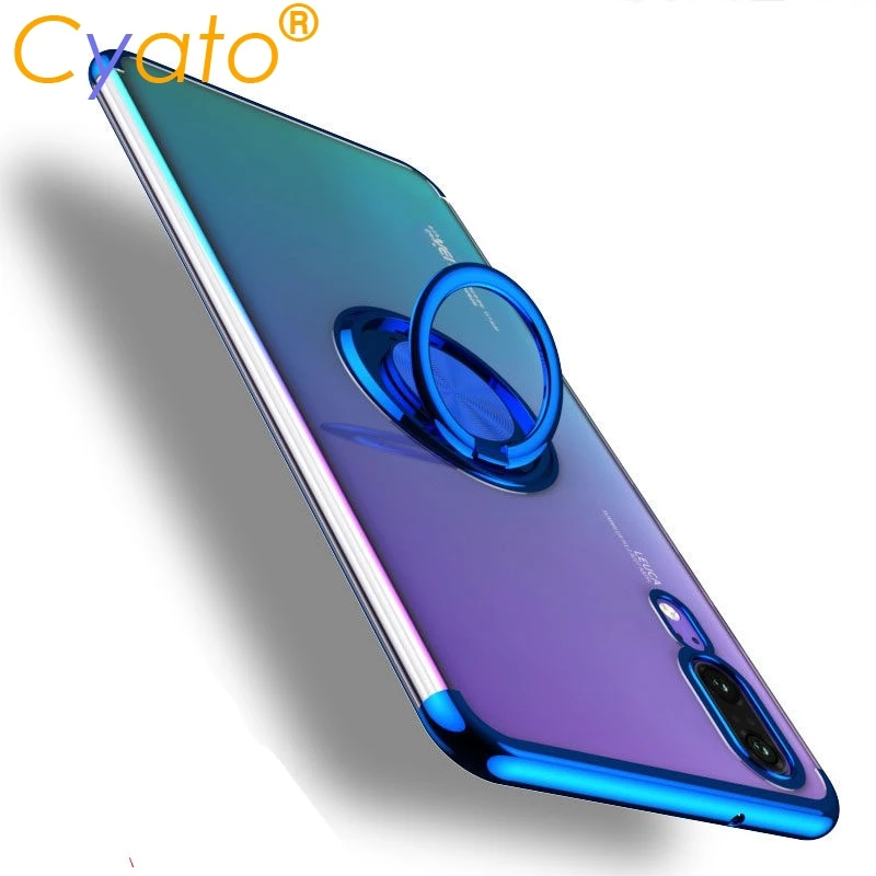 Чехол для Huawei P30 P20 Lite Pro магнитный автомобильный чехол с кольцом-подставкой Mate 30 20