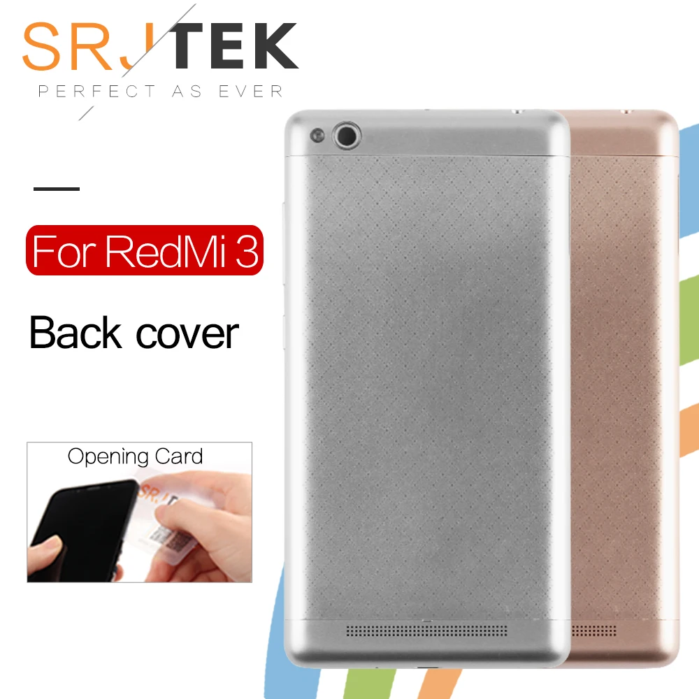

SRJTEK For Xiaomi Redmi 3S Battery Cover Rear Door Back Housing Case For Xiaomi Redmi 3S Battery Cover Power Volume Button
