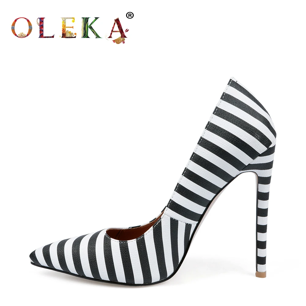 

OLEKA Heels Basic Spring/autumn Pumps Women Shoes Thin Heels Sexy Style Shallow Strange Heeloffice & Career Pointed Toe AS575