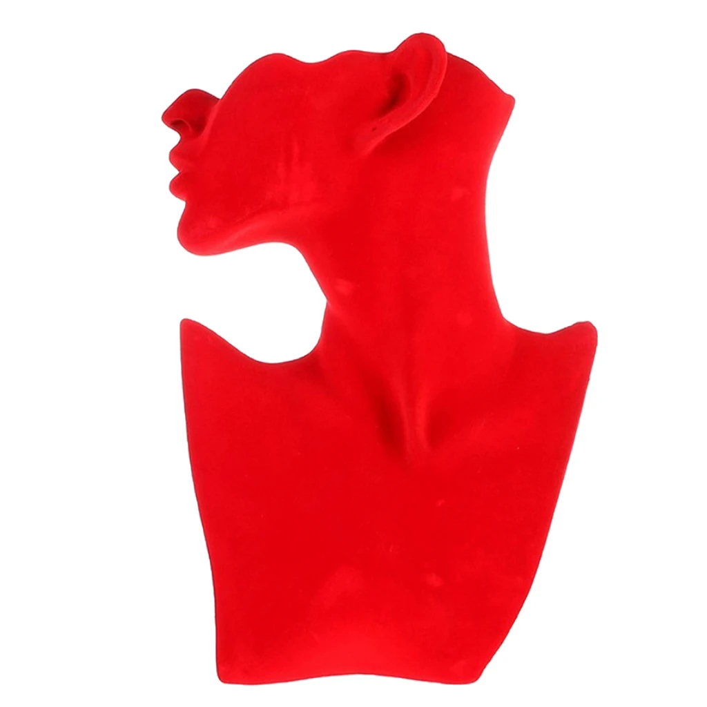 

Necklace and Earring Bust Jewelry Display, Resin Material, Female Mannequin