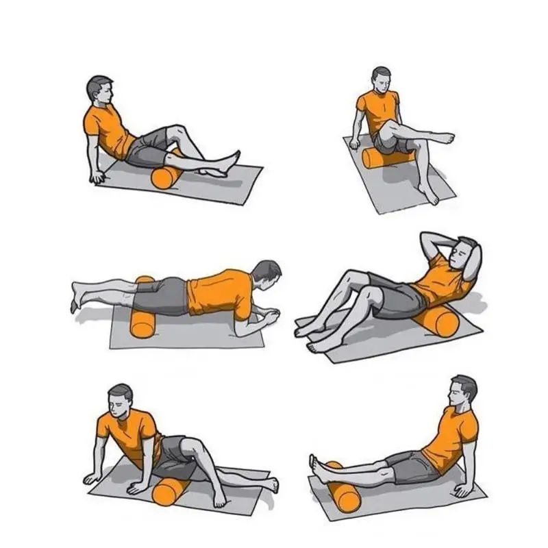 30 см Йога Пена массажный ролик тренажерный зал блок для упражнений фитнес EVA Плавающий триггер точка для фитнес оборудование терапия