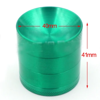 

50pcs/lot Grinder With Storage Function 40mm Diameter Crusher Smoking Smoke Accessories Tobacco Grinders Cigarette amoladora