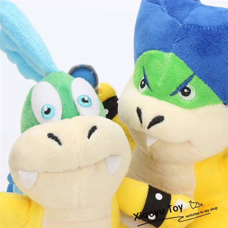 7 шт./компл. Супер Марио купалинги плюшевые игрушки Венди Ларри IGGY Ludwig Roy Morton Lemmy bowser O. Плюшевый Купа мягкие для детей