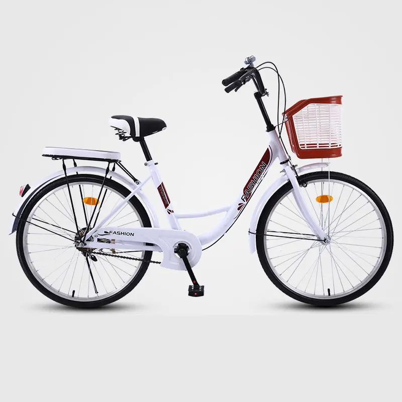 Retro Fixed Gear Bicycle Portable Commuter Adult Bike