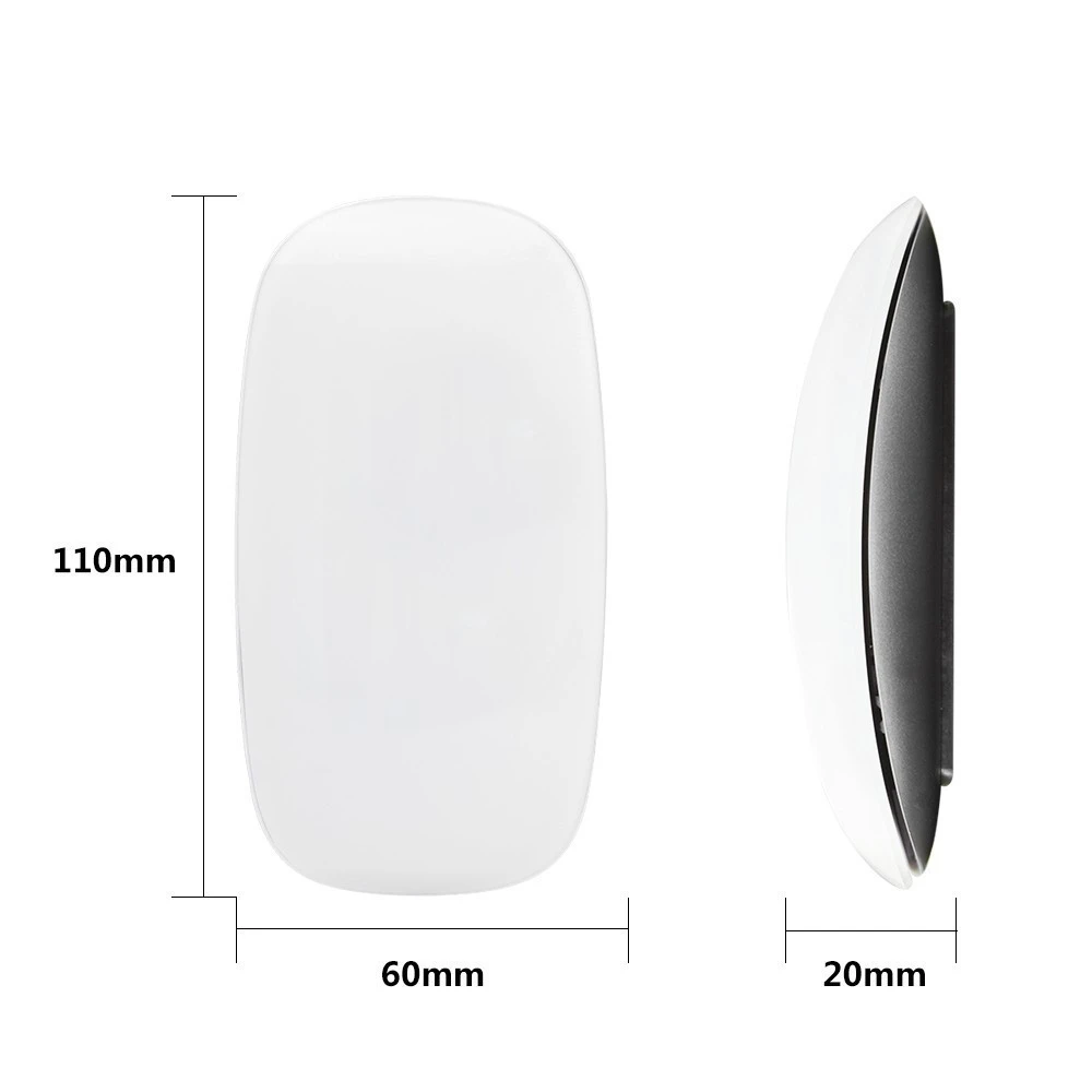 Беспроводная ультра тонкая Волшебная компьютерная мышь для Apple Macbook, эргономичная Оптическая Мышь Arc Touch, Usb Mause, 3D PC, 2 мыши для настольного ноутбука