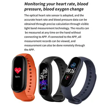 

New M5 Smart Watch Unisex Bluetooth Watch Fitness Sport Call Smartwatch Music Tracker Play For iPhone Bracelet Android N6A9