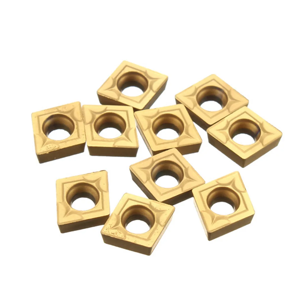 

10Pcs Set CNC Lathe Insert Blade for Steel/Stainless Steel Carbide Inserts Lathe Turning Tool Rod Industrial Lathe Tools