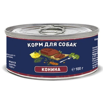 

Solid Natura holistic konina for dogs 0,1 kg * 12 PCs