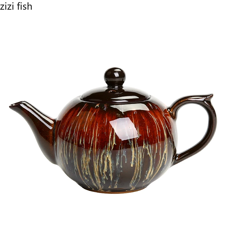 

250/255ml Teapot Ceramic Single Pot Kungfu Tea Set Big Bubble Teapot Day Glaze Teapot Teapot China Tea