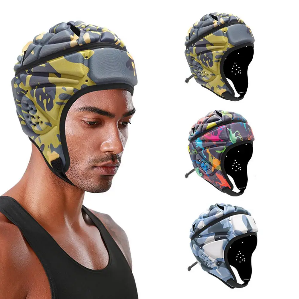 Adjustable Soft Padded Goalkeeper Helmet Protective Helmet Rugby