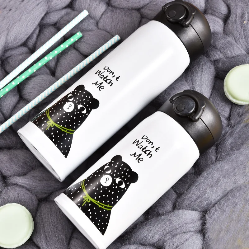 Koop ZOOOBE 350 500ML Thermos Mok Double Wall Rvs Thermos Cup Thermosflessen Reizen Koffie Mok Thermocup voor kids Gift