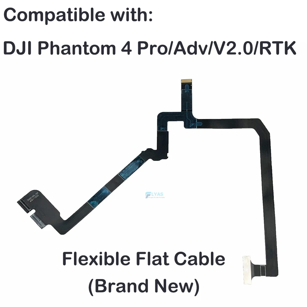 Deal4GO Flexible Gimbal Flat Camera Ribbon Flex Cable P02195 Internal Replacement for DJI Phantom 4 Pro Professional Drone 