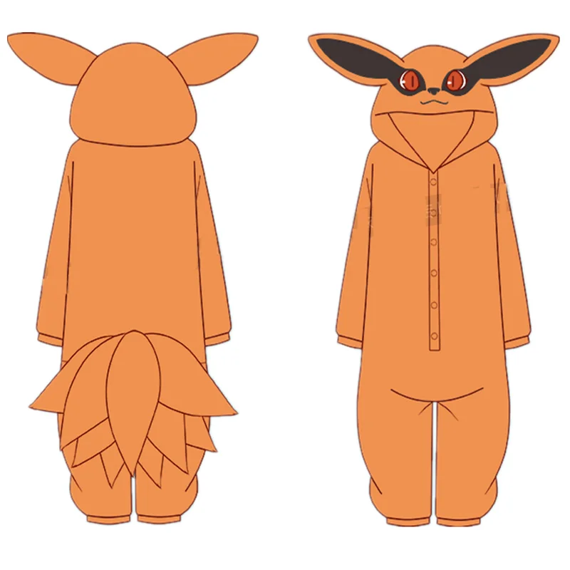 Naruto Pijama Zorro Colas Costume Pijama Kurama Mercado Libre