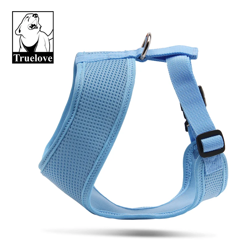 Truelove Breathable Nylon Mesh Dog Harness - Comfortable Walking Gear for Small to Medium Dogs