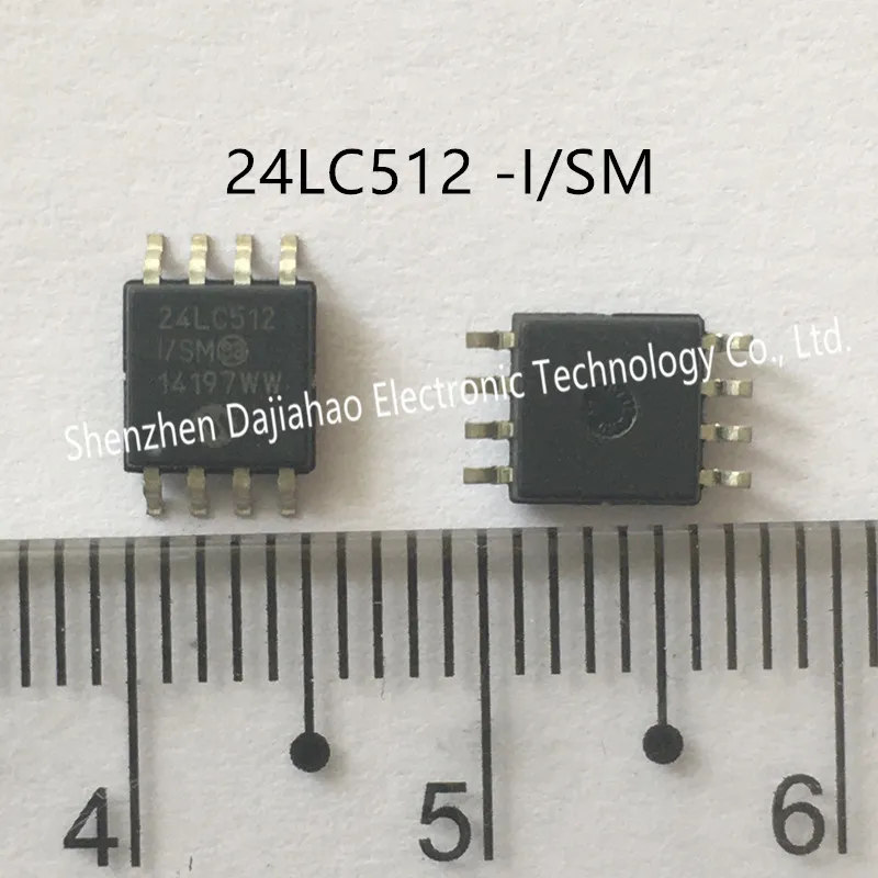 

10pcs/lot 24LC512 -I/SM 24LC512 SOP-8 IC chips in stock original