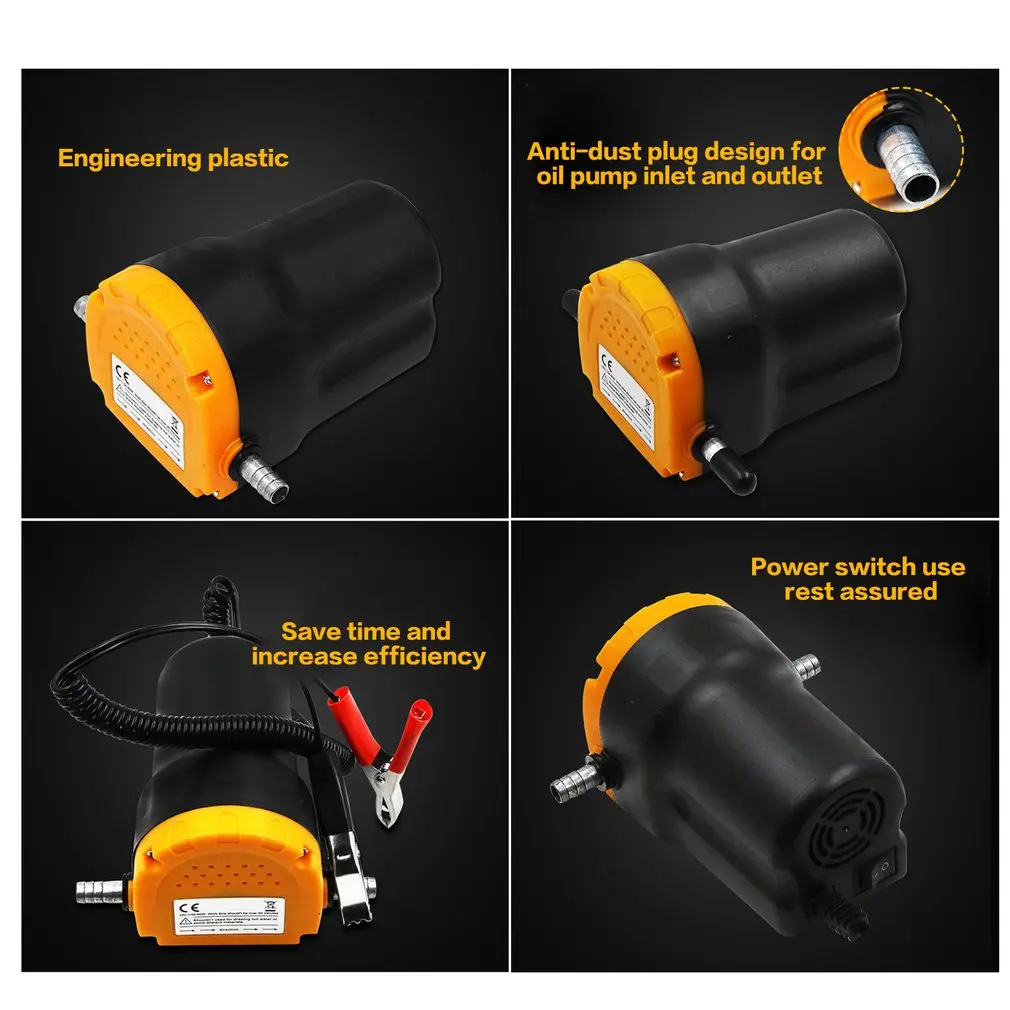 12 V/24 V двигатель масляный насос высокого давления Электрический самовсасывающий насос моторное масло экстрактор для дизеля Scavenge всасывания передачи насос для замены для автомобиля