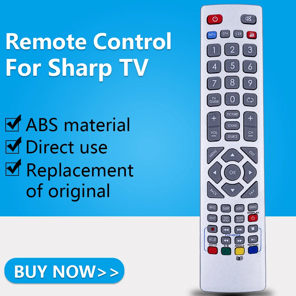 Пульт дистанционного управления для Sharp Full HD Smart LED Freeview TV'S новый SHW/RMC/0003 SHWRMC0003 SHW