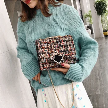 

Luxury Chains Women Bags Bag Tide Chain Single Shoulder Small Square Handbags sac a main femme de marque luxe