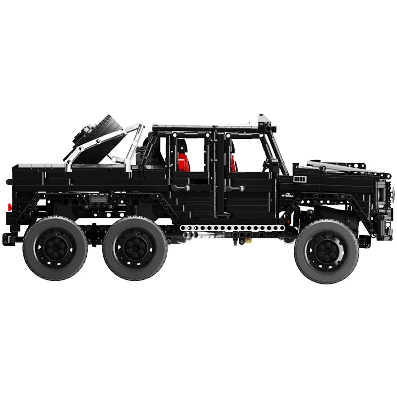 LE-J901 3300 шт. техническая серия RC автомобиль MOC 2425 G63AMG 6X6 LAND крейсер модель строительные блоки кирпичи автомобили игрушки для детей