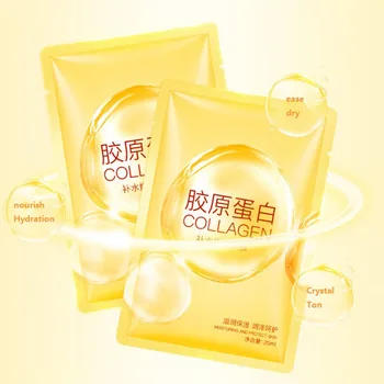 

3pcs Natural Collagen Hydrating Skin Face Mask Hydrating Moisturizing Shrink Pore Control Oil Long Lasting new