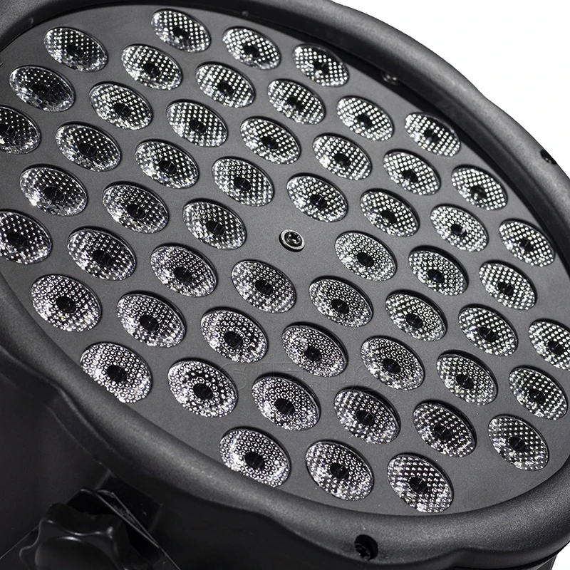 2 шт./лот LED 54x3 Вт RGBW Flat Par смешивание цветов DJ мытье сценическое освещение KTV
