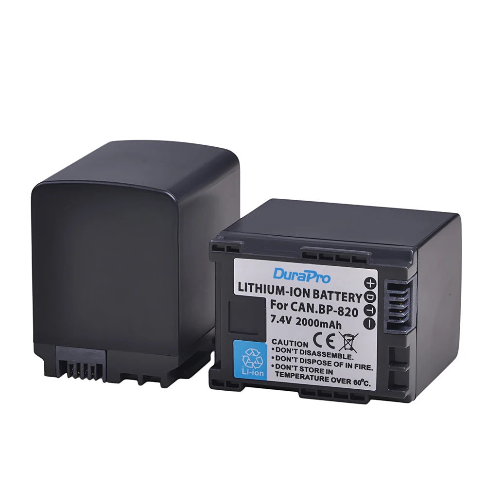 4 шт. 2000 мАч BP-820 BP 820 сменная батарея для Canon VIXIAGX10, HFG21, HFG30, HFG40, HFM30, HFM31, HFM32, HFM300, HFM40, HFM41, HFM400