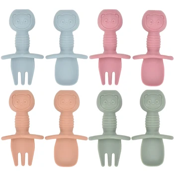Silicone Baby Utensil Set 1