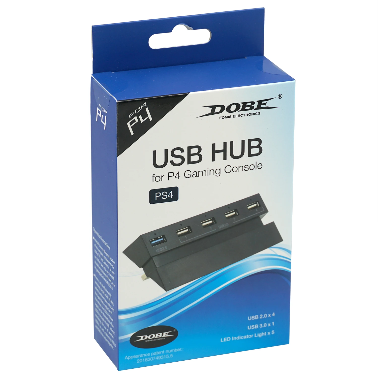 DOBE 2-5 портов usb-хаб 3,0 удлинитель высокоскоростной адаптер со светодиодный индикатором для PS4 для sony для Playstation 4 TP4-810