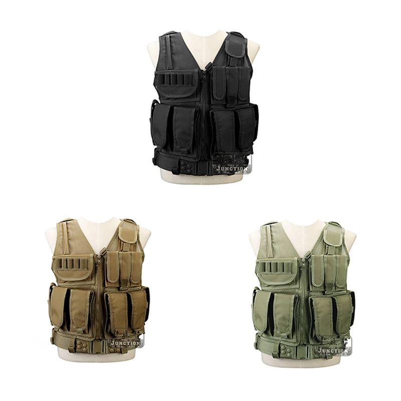 Police Military Tactical MOLLE Combat Assault Plate Carrier Vest SWAT Chest Rig 
