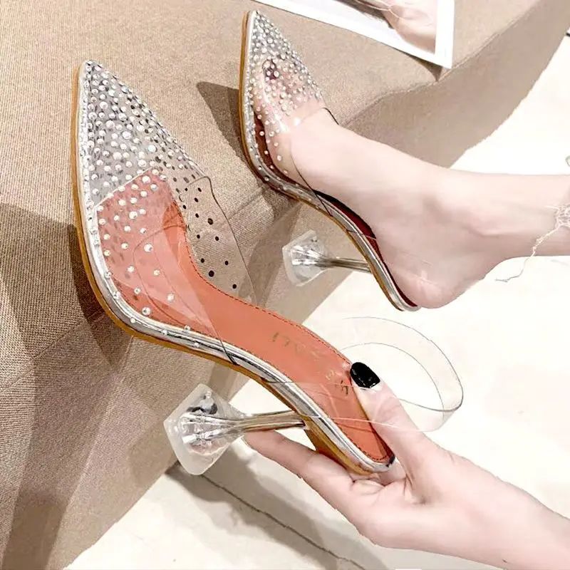 Women Luxury Crystal High Heels