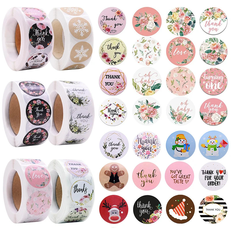 Stationery Sticker Labels Scrapbook Christmas-Decor Diary Thank-You Birthday-Party Baby