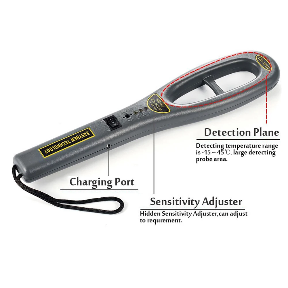 Professional Underground Metal Detectors Handheld Security High Sensitivity Scanner Finder Instrument Treasure Hunter Detector