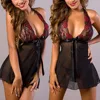 S-3XL Porno Lingerie Hot Sexy Lace Dress Babydoll Erotic Underwear Lenceria Sexi Transparent Lingerie Exotic Apparel Plus Size ► Photo 1/4