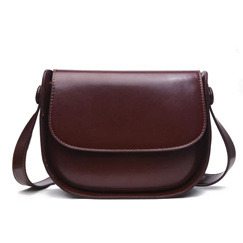 

2019 autumn and winter fashion shoulder bags new wild female wide shoulder strap messenger bag shoulder bag retro Sen Department