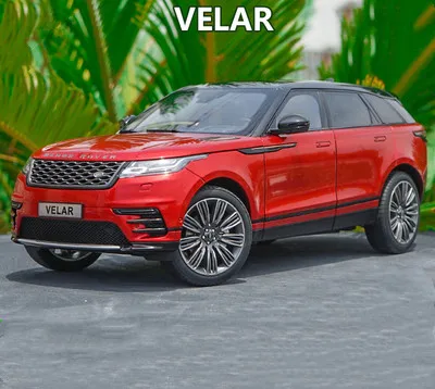LCD VELAR-Red Изысканная модель из сплава велара с ЖК-дисплеем 1:18, модель внедорожника с высокой имитацией, Высококачественная коллекция и подарки - Цвет: LCD VELAR-Red