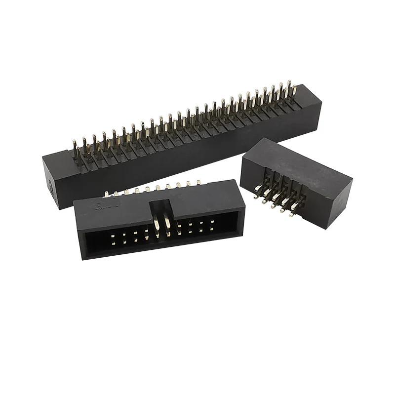 10 шт./лот DC3 шаг 1 27 мм IDC Box Header коннектор прямой контакт FC Кабельный разъем головки