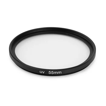 

55mm Threads Metal UV Ultra-Violet Len Filter Glass Lens Protector Camera Lens Accessory For Canon For Sony