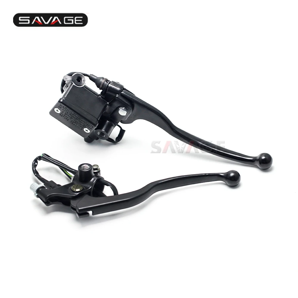 Clutch Brake Master Cylinder Reservoir Kit For YAMAHA WR125 MT-125 YZF R125 R15 V1/V2/V3 Motorcycle Accessories Levers Black