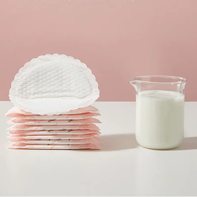 30/100 pieces of disposable anti-overflow breast pads, breast pads for mother feeding and nursing, leak-proof design 4