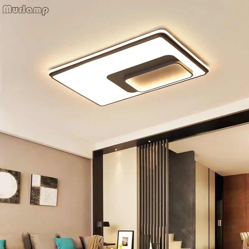 Murlamp Bedroom Living room Ceiling Lights Lamp Modern lustre de plafond moderne Dimming Acrylic LED lamp for bed | Лампы и освещение