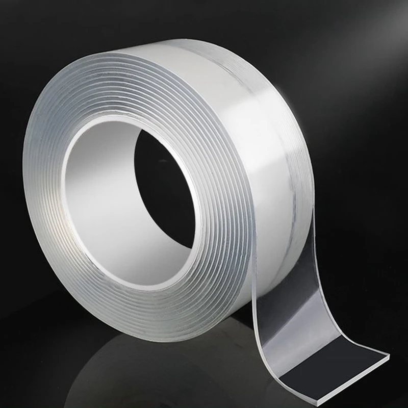 Double Sided Adhesive Tape Adhesive Tape Double Sided Tape Reusable Double-Sided Adhesive Nano Traceless Tape Removable Sticker Adhesive Loop Disks Tie Glue Gadget