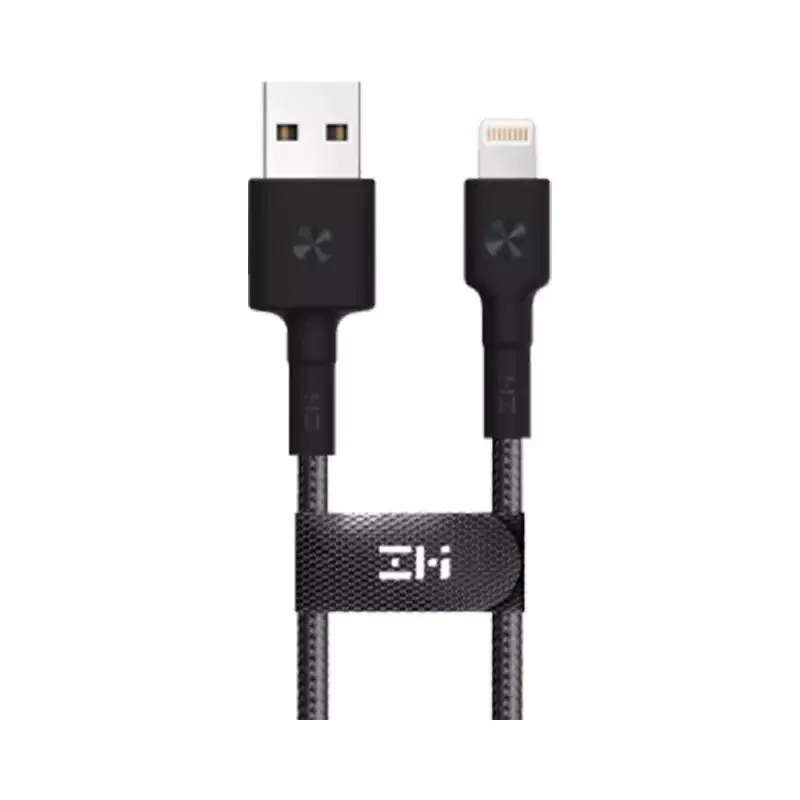 Xiaomi ZMI MFI Сертифицированный для iPhone Lightning-USB кабель зарядное устройство Шнур для передачи данных для iPhone X 8 7 6 Plus Магнитная Зарядка - Цвет: Черный