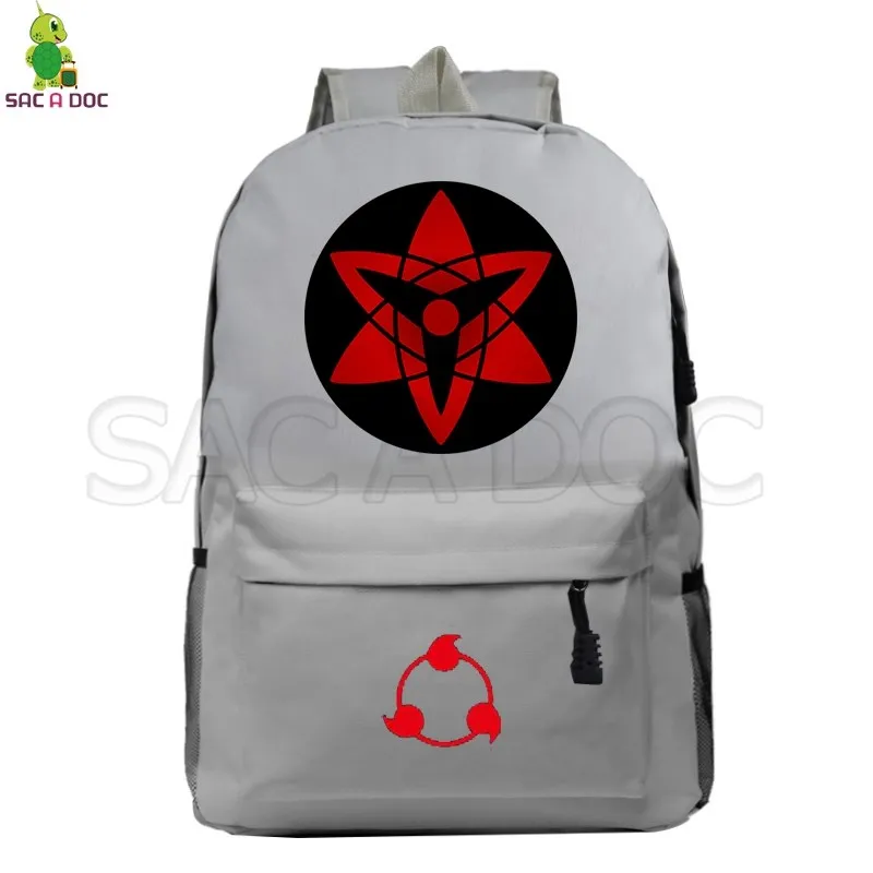 13 Наруто Uchiha Clan Sasuke рюкзак школьные сумки для девочек-подростков мальчиков Sharingan Akatsuki рюкзак для ноутбука повседневный рюкзак для путешествий - Цвет: 13
