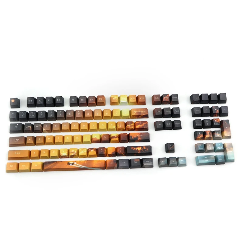 110 шт игровая подсветка Pbt Keycaps полный набор Keycap для Cherry Mx переключатели