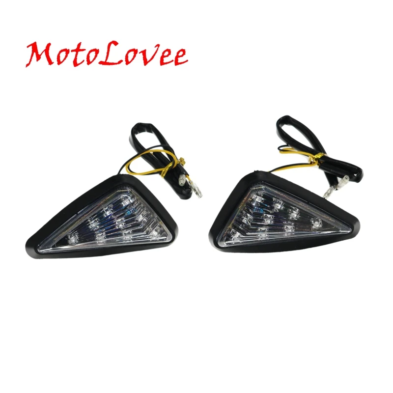 

MotoLovee LED Motorcycle Motorbike 12V Turn Signal Indicator Lights Lamp Universal Motorcycle Signal Lamp Motocycle Accessories
