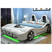 Новая Детская кровать в виде машины крутые машины детская кровать king size Гоночная машина кровать