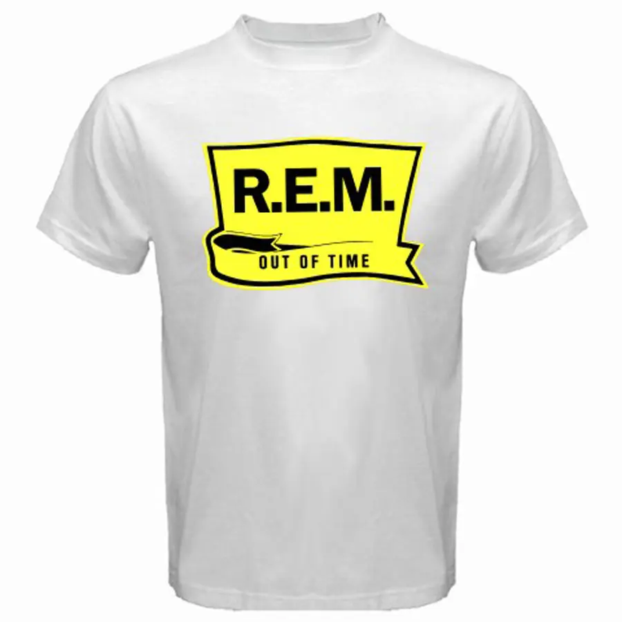 Tee Shirts Wholesale Short Rem R.E.M. Out Of Time Alternative Rock Band Size S-3Xl Men O-Neck Short-Sleeve T |