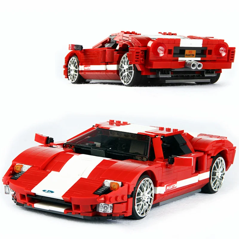 

2019 NEW GTR Legoinglys Technic Speed Champions GT40 Mustangs Super Sports Car Building Blocks Bricks Model Kids Toys Gifts