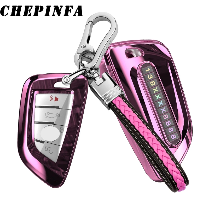 

TPU Car Key Case Full Cover Shell For BMW X1 X3 X4 X5 X6 Series F07 F10 F15 F16 F20 F30 F34 F45 F46 F48 F85 F86 G30 G20 G32 G11